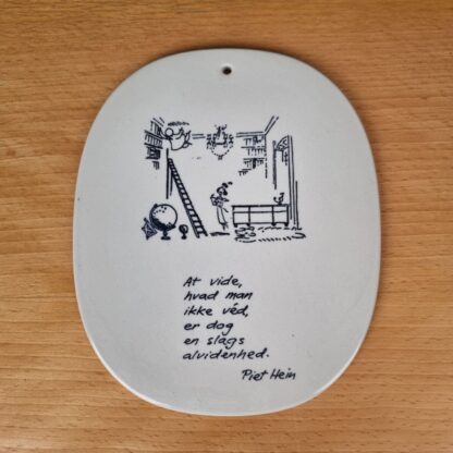 Piet Hein platte med gruk nr. 6-3713