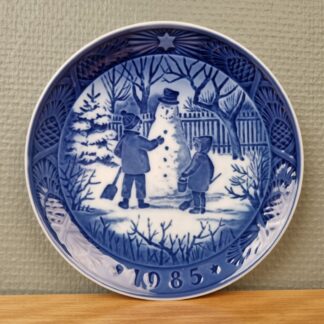 Royal Copenhagen juleplatte 1985