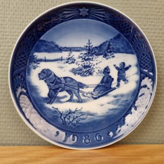 Royal Copenhagen juleplatte 1986