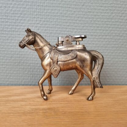 Fransk vintage bordlighter - hest