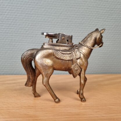 Fransk vintage bordlighter - hest - Image 3