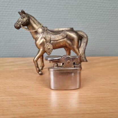 Fransk vintage bordlighter - hest - Image 2