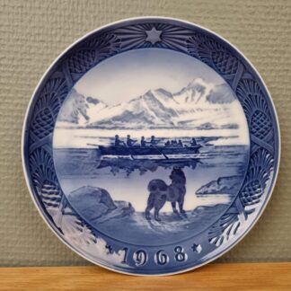 Royal Copenhagen juleplatte 1968