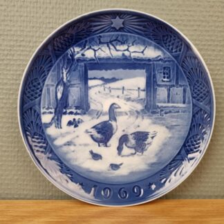 Royal Copenhagen juleplatte 1969
