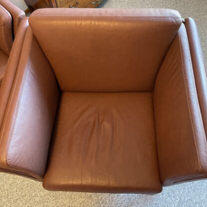 Lædersofa 2 pers. og 1 lænestol - Billede 7