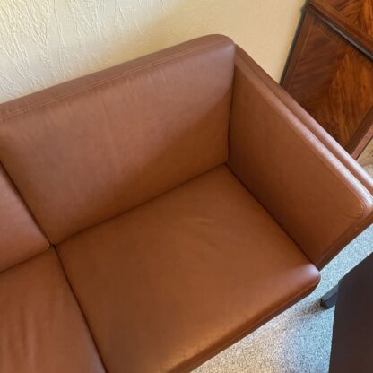 Lædersofa 2 pers. og 1 lænestol - Billede 3