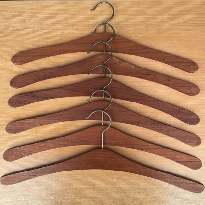 6 teak bøjler