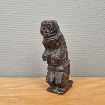 Inuit figur i fedtsten - Grønland