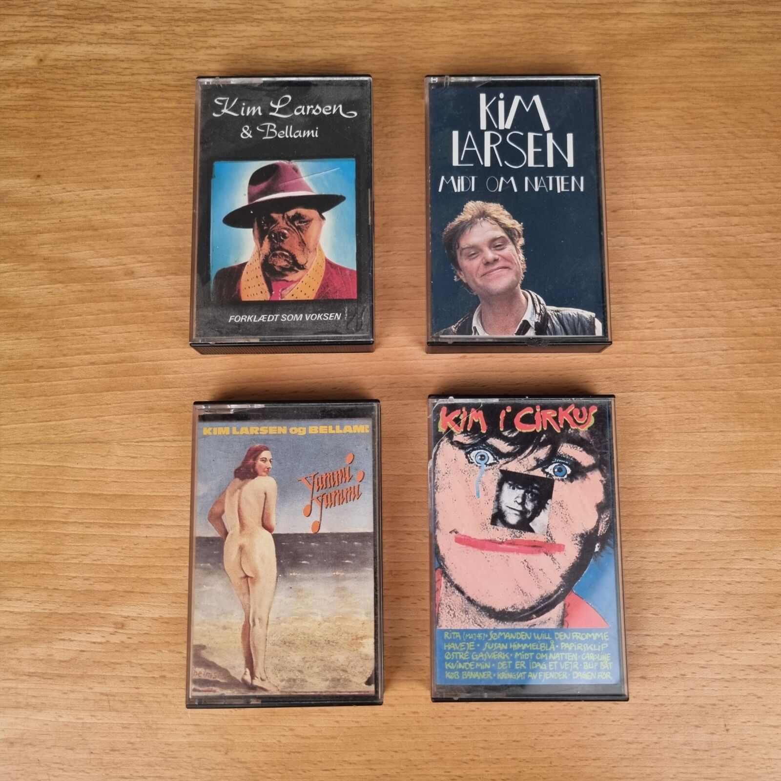 Kim Larsen kassettebånd - Midt om natten m.fl.