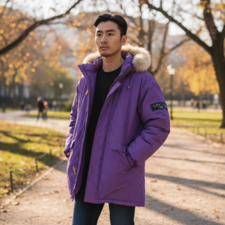 Retro O’Neil vinterfrakke str. L