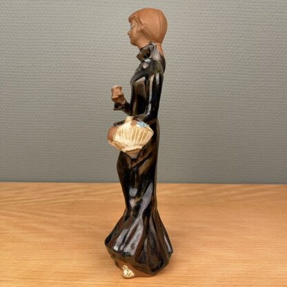 Retro blomsterpige figur - Billede 2