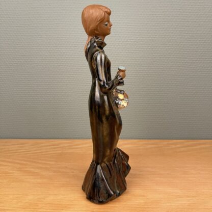 Retro blomsterpige figur - Billede 4