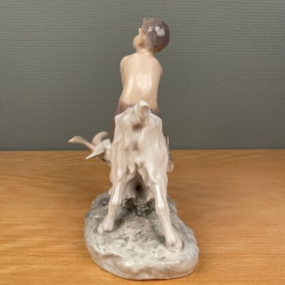 Royal Copenhagen Faun på gedebuk nr. 737 - Image 3