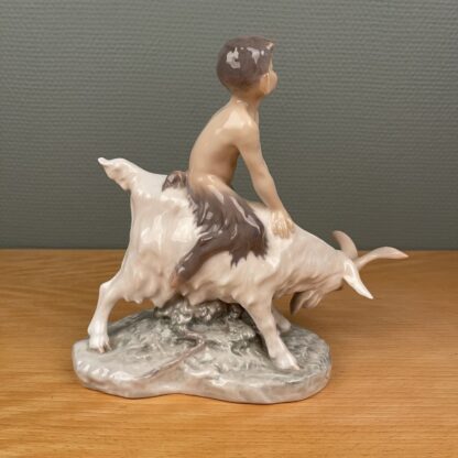 Royal Copenhagen Faun på gedebuk nr. 737 - Image 4
