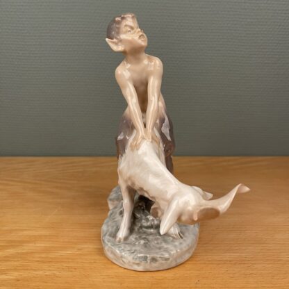 Royal Copenhagen Faun på gedebuk nr. 737 - Image 5