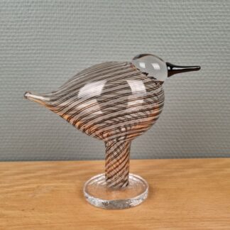 Oiva Toikka - Glasfugl, "Ringed Plover" fra serien "Birds", Iittala - 1999