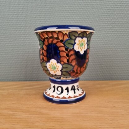 Aluminia julevase 1914 - revner og krakeleringer