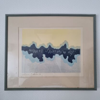 Maija Ponsi-Pettinen, litografi, signeret