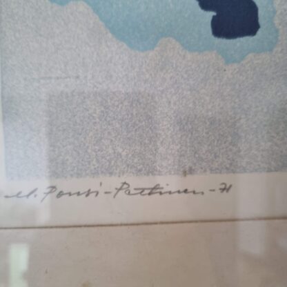 Maija Ponsi-Pettinen, litografi, signeret - Billede 3