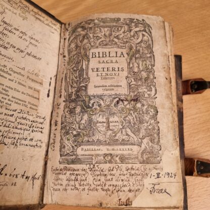 Gl. bibel - Biblia Sacra Veteris et Novi Testamenti - Basel, 1591 - Image 8