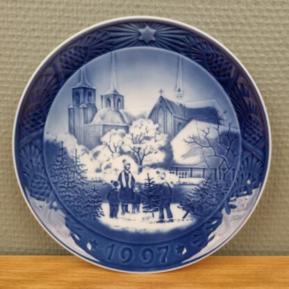 Royal Copenhagen juleplatte 1997 - Roskilde Domkirke