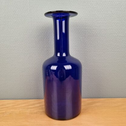 Otto Brauer vase - 30cm - Holmegaard - Koboltblå