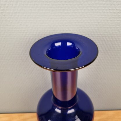 Otto Brauer vase - 30cm - Holmegaard - Koboltblå - Image 2