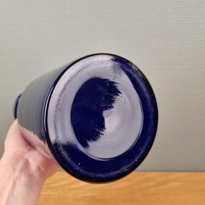 Otto Brauer vase - 30cm - Holmegaard - Koboltblå - Image 3