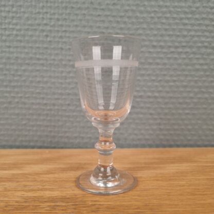 Berlinois snapseglas med Rydberg-slibning - ca. 8 cm