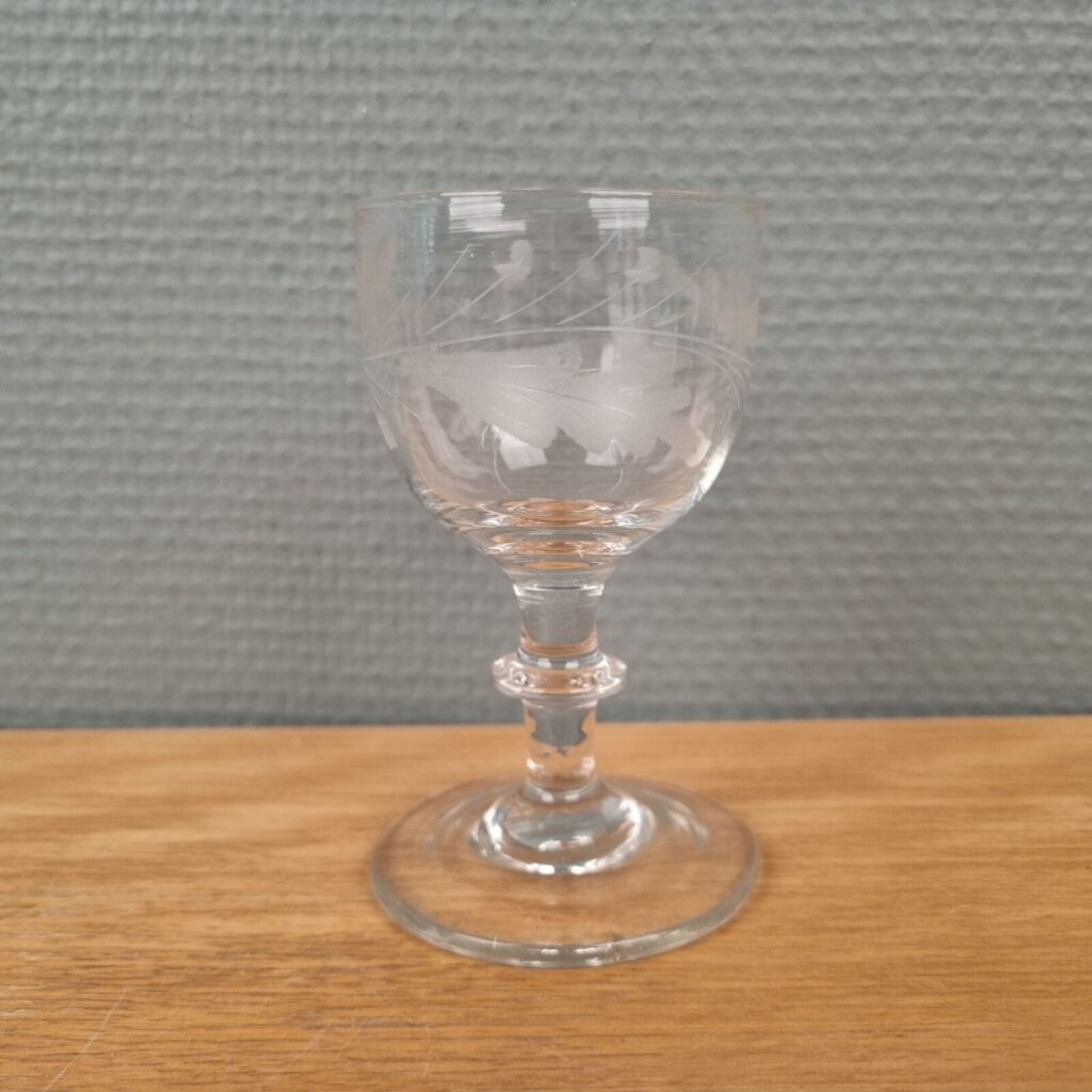 Egeløvsglas - Holmegaard - 10,4cm