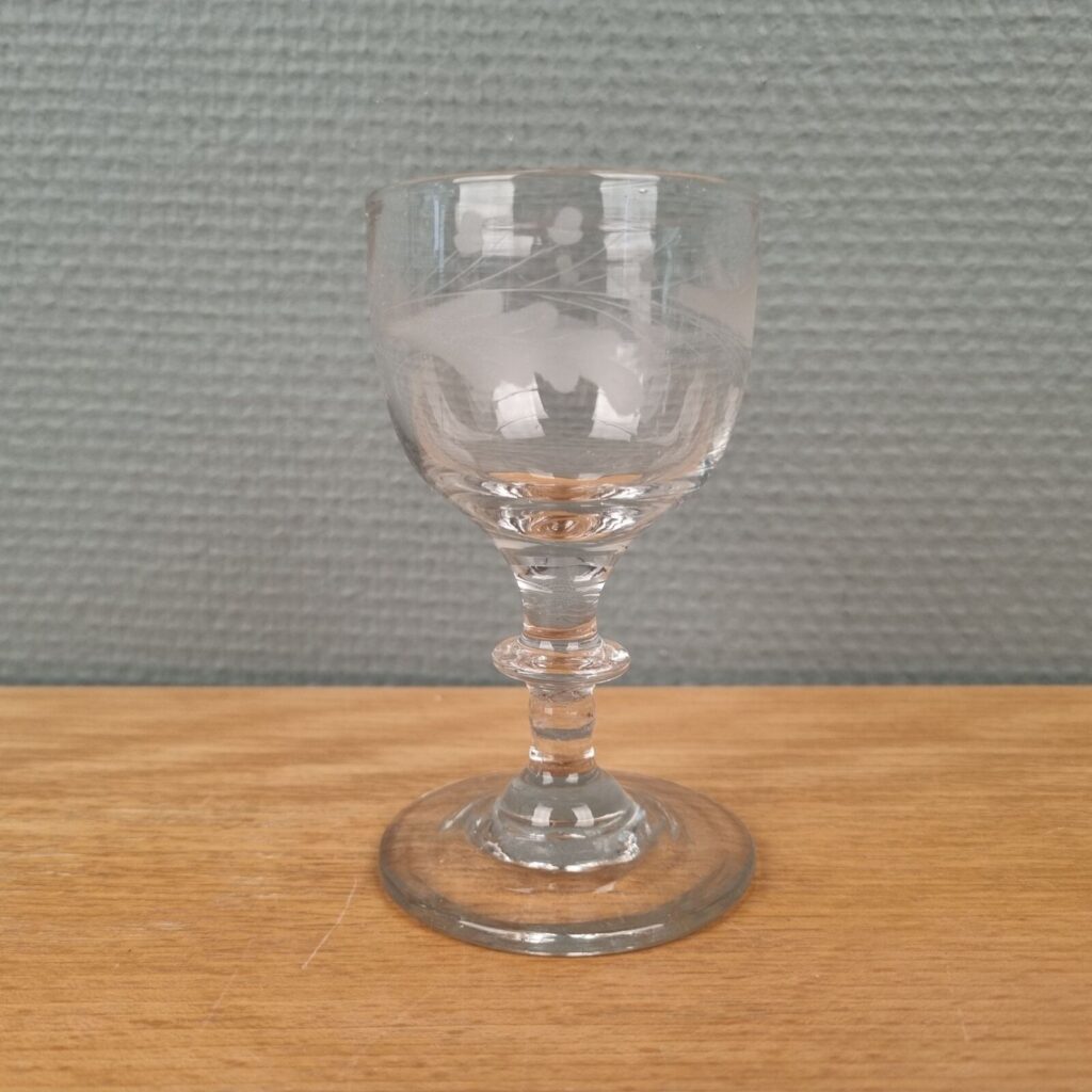 Egeløvsglas - Holmegaard - 10,7 cm