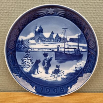 Royal Copenhagen juleplatte 1998