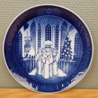 Royal Copenhagen juleplatte 1991