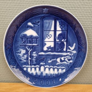 Royal Copenhagen juleplatte 2001