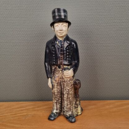 Michael Andersen figur - Mand med hat og hund, nr. 4419