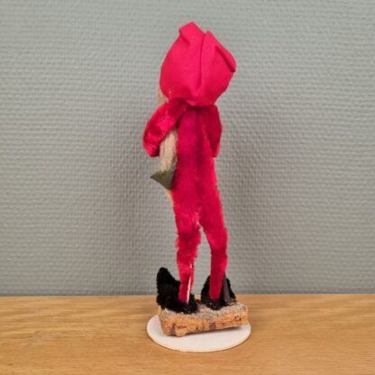 Gammel piberenser nisse i flot stand - 23cm - Image 4