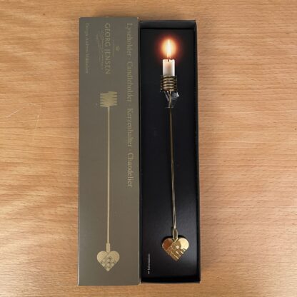 Georg Jensen lysholder Julehjerte 1997