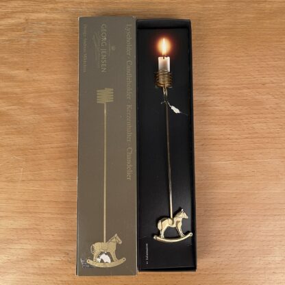 Georg Jensen lysholder Gyngehest 1996