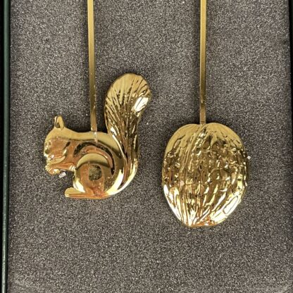 2 Georg Jensen lysholdere Egern og Valnød - Image 2