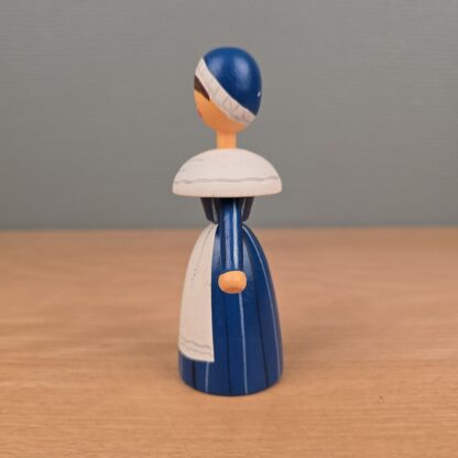 Svensk hånddekoreret træfigur - Image 4