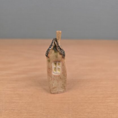 Miniature keramik hus 7cm - #5s - Billede 3