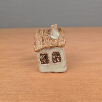 Miniature keramik hus 6cm - #1