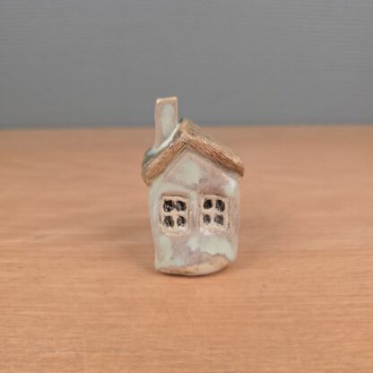 Miniature keramik hus 7cm - #4 - Image 4