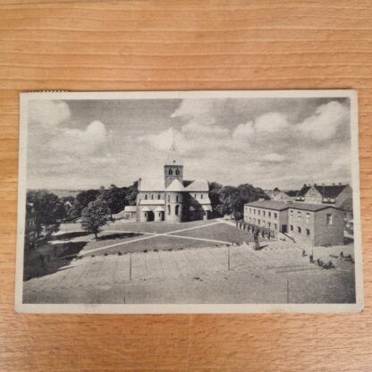 Postkort - Sct. Bendts Kirke, Ringsted - 1940erne, frankeret