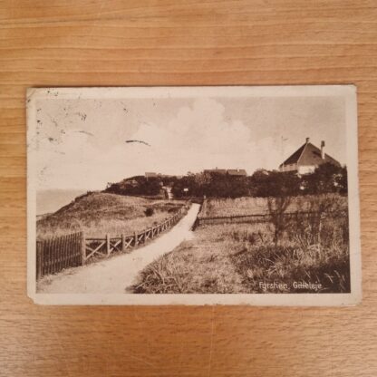 Postkort - Fyrstien, Gilleleje - 1929, frankeret