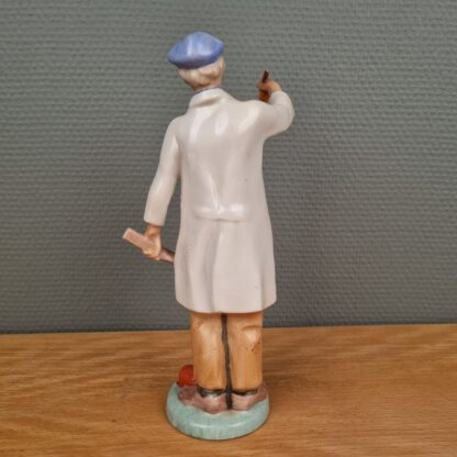 Tysk porcelænsfigur af maler - Lippelsdorf - Image 3