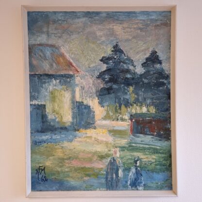 Ukendt kunstner - Impressionistisk landskabsmaleri