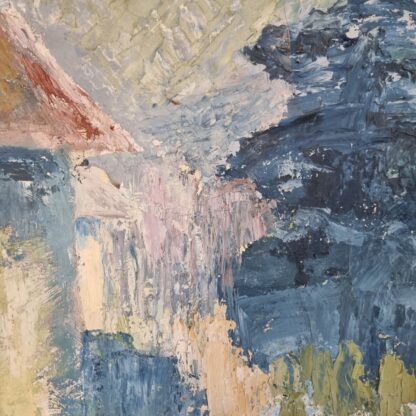Ukendt kunstner - Impressionistisk landskabsmaleri - Image 3