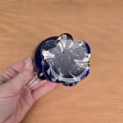 Glas flødekande på fod - Image 4
