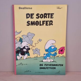 Smølferne nr. 6 - De sorte smølfer - 1. udgave, 1. oplag
